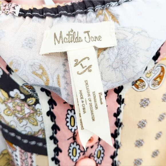 Matilda Jane Adventure Begins Multi Print Block Perfectly Paisley Maxi Dress - Picture 10 of 12